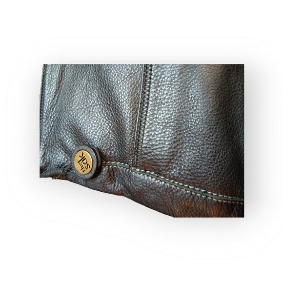 The Sak Iris Black leather crossbody shoulder Bag Purse - Picture 6 of 9